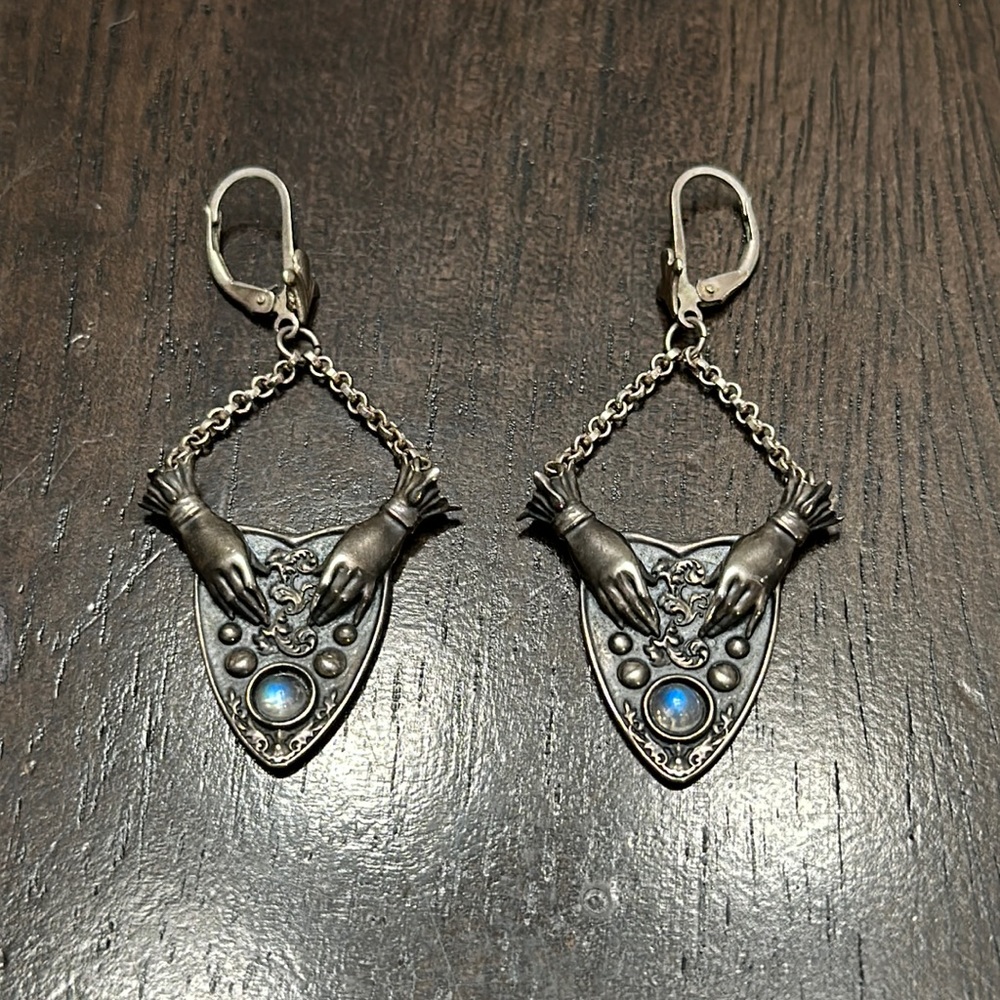 Omnia Studios Moonstone Seance Earrings